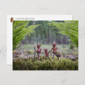 Acorn-Elfen Postkarte (Vorne/Hinten)
