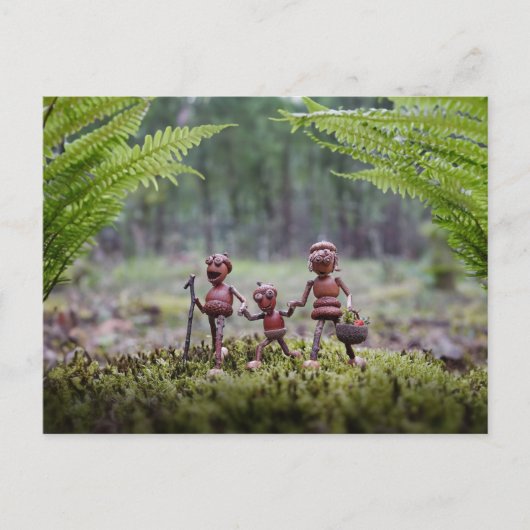 Acorn-Elfen Postkarte (Vorderseite)