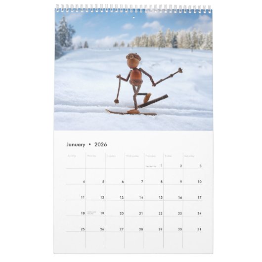 Acorn Elves / Dubanci Foto Kalender (Jan 2026)