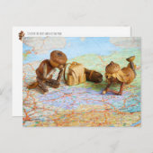 Acorn Elves planen eine Reise Postkarte (Vorne/Hinten)