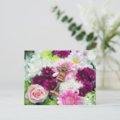 Acorn Elves Schönheit in Blume Postkarte (Stehend Vorderseite)