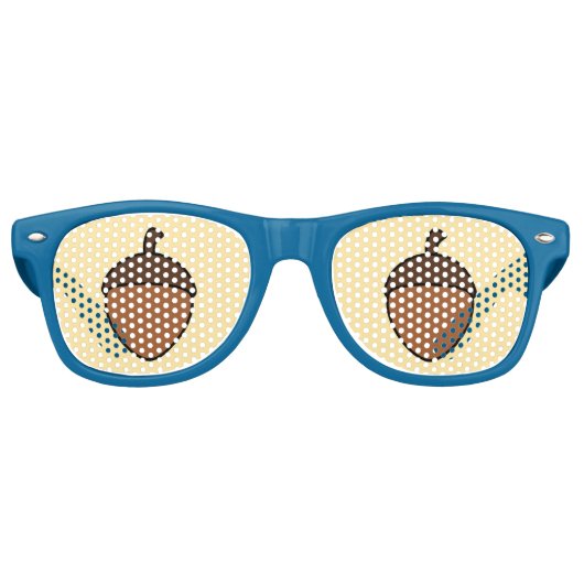 Acorn Eyes Funny Sonnenbrille (Vorderseite)