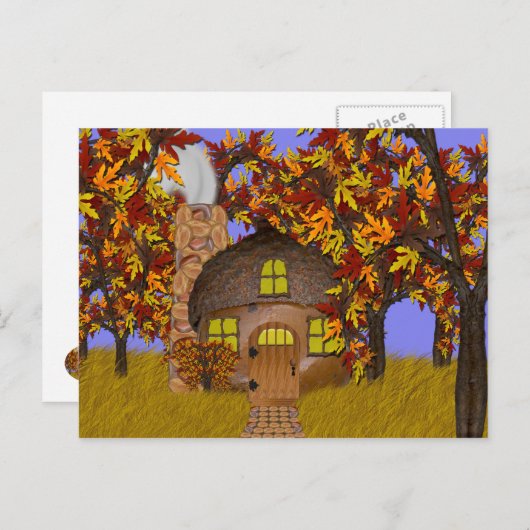 ACORN FEE HÜTTE Postkarte (Vorne/Hinten)