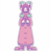 Acorn Girl Aufkleber (Vorderseite)