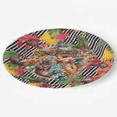 Acorn ist im Herbst Pappteller (Schrägansicht)