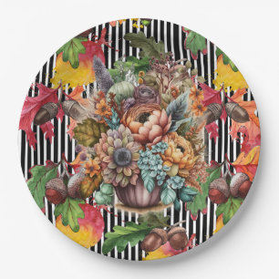 Acorn ist im Herbst Pappteller