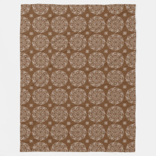 Acorn Mandala Fleecedecke