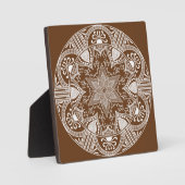 Acorn Mandala Fotoplatte (Vorderseite)