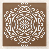 Acorn Mandala Glasuntersetzer (Vorderseite)