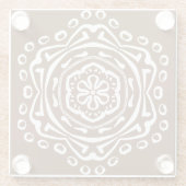 Acorn Mandala Glasuntersetzer (Rückseite)