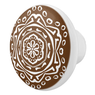 Acorn Mandala Keramikknauf