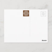 Acorn Mandala Postkarte (Rückseite)