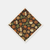 Acorn Pattern Harvest Day Napkins Serviette (Ecke)