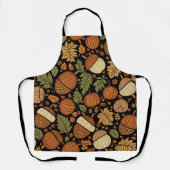 Acorn Pattern Harvest Day Schürze (Vorderseite)
