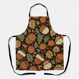Acorn Pattern Harvest Day Schürze