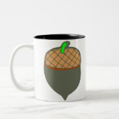 Acorn Sketch Zweifarbige Tasse (Links)