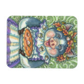 ACORN & SQUASH PIE AUS LIEBE, SCHWEINKOPF-MAGNET MAGNET (Horizontal)