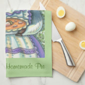 ACORN & SQUASH PIE, ERNTEDANK PIG KÜCHENSTADT GESCHIRRTUCH (Viertel Falte)