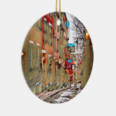 Acorn Street, Boston Keramik Ornament (Rechts)