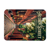 Acorn Street Massachusetts Magnet (Horizontal)
