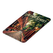 Acorn Street Massachusetts Magnet (Linke Seite)