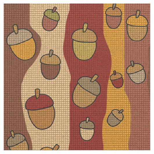 Acorn Stripes geteert Stoff (Nahaufnahme)
