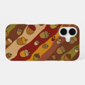 Acorn Stripes-Muster iPhone 16 Hülle (Rückseite (Horizontal))