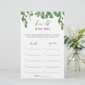 Acorn tree - Wie alt waren sie Brautspiel (Stehend Vorderseite)