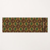 Acorn- und Eichenholzmuster Yogamatte (Vorderseite (Horizontal))