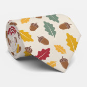 Acorn und Herbstlaub Krawatte (Gerollt)