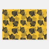 Acorn Woodblock Geschenkpapier Set (Vorderseite 3)