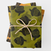 Acorn Woodblock Geschenkpapier Set (Beispiel)