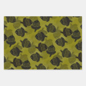 Acorn Woodblock Geschenkpapier Set (Vorderseite)