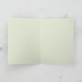 Acorn Wreath 3 Foto Weihnachtskarte Einladung (Innenseite)