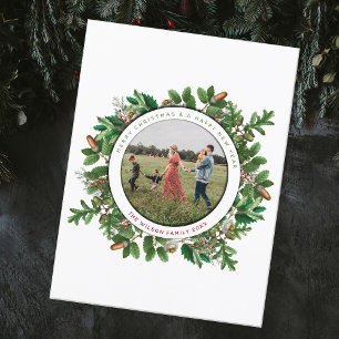 Acorn Wreath Family Foto Weihnachten & Neues Jahr