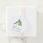 Acorn-Zweig - Hochzeit Vielen Dank Geschenkanhänger (Beispiel)