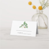 Acorn-Zweig - Platzkarten der Hochzeit im Herbst (Rückseite)