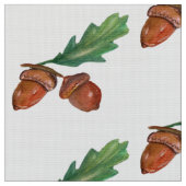 Acorne, Eichenfrüchte Aquarell Stoff (Nahaufnahme)