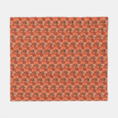 Acorne und Blätter II Fleecedecke (Vorderseite (Horizontal))