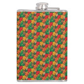 Acorne und Blätter III Flachmann (Rückseite)