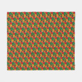 Acorne und Blätter III Fleecedecke (Vorderseite (Horizontal))