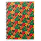 Acorne und Blätter III Notizblock (Vorderseite)