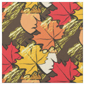 Acorne und Blätter IV Stoff (Nahaufnahme)