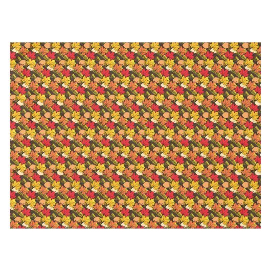 Acorne und Blätter IV Tischdecke (Vorderseite (Horizontal))