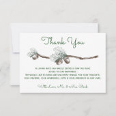 Acorns auf Twigs Dankeschön Karte (Vorderseite)