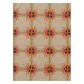 Acorns Autumn Orange Tan Tablecloth Tischdecke (Vorderseite)