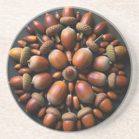 Acorns Getränkeuntersetzer (Vorne)
