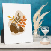 Acorns Herbstfall Fotoplatte (Seite)