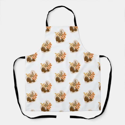 Acorns Herbstfall Schürze (Vorderseite)