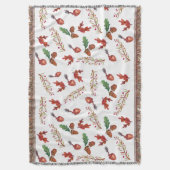 Acorns, Herbstkunst Decke (Vorderseite Vertikal)